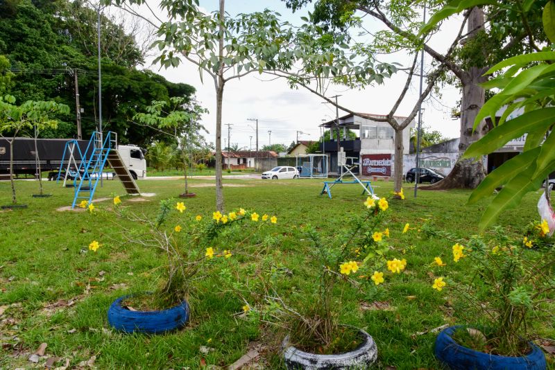 Bosque Marajoara no conjunto Júlia Seffer