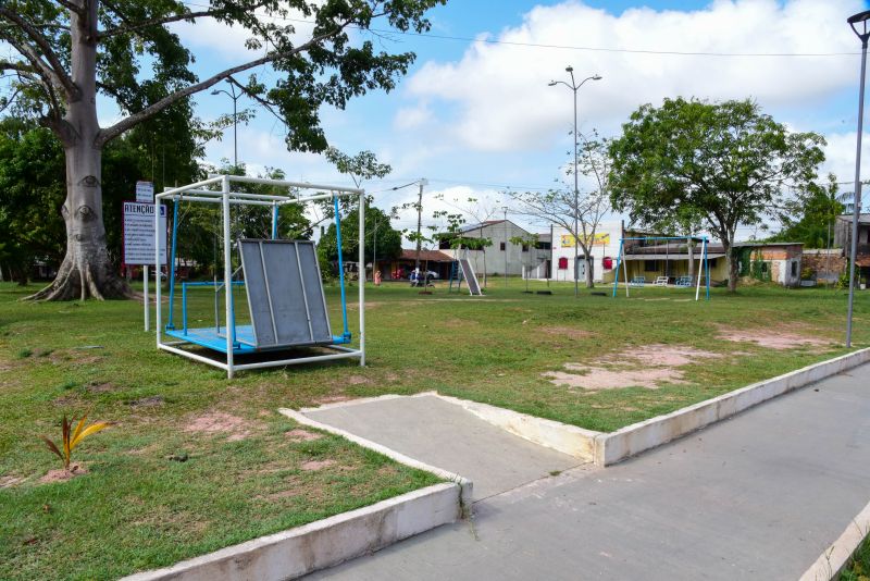 Bosque Marajoara no conjunto Júlia Seffer
