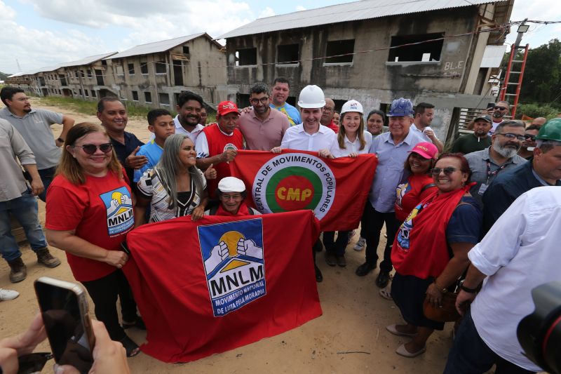 Visita técnica em obras do empreendimento ?Pouso do Aracanga? E abertura de cadastro para novos Beneficiários, bairro Aurá e agenda com Jader Filho - Ministro das Cidades