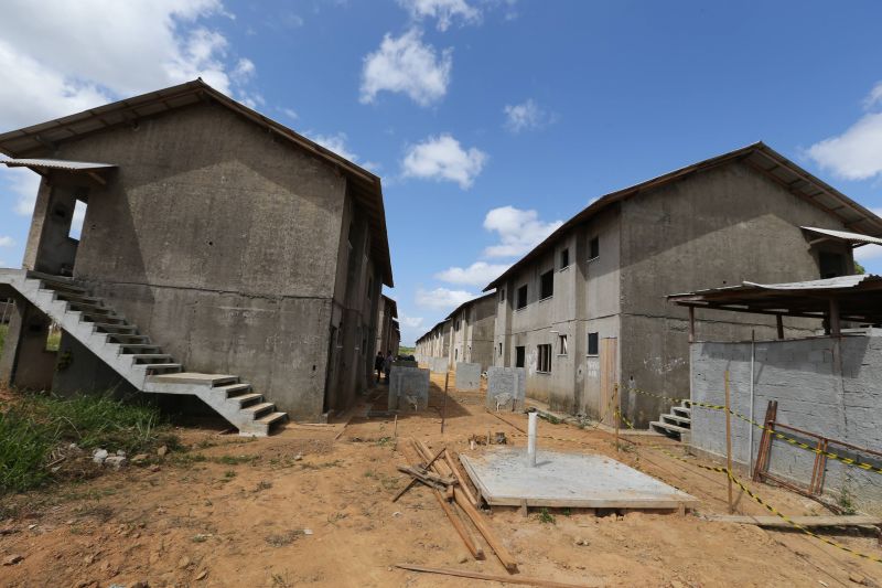 Visita técnica em obras do empreendimento ?Pouso do Aracanga? E abertura de cadastro para novos Beneficiários, bairro Aurá e agenda com Jader Filho - Ministro das Cidades