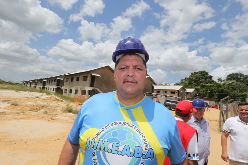 Visita técnica em obras do empreendimento ?Pouso do Aracanga? E abertura de cadastro para novos Beneficiários, bairro Aurá e agenda com Jader Filho - Ministro das Cidades