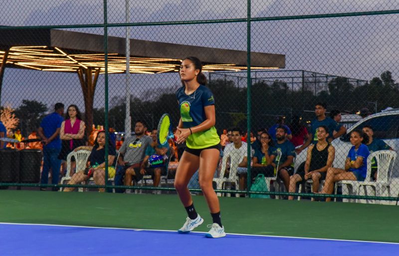 Evento esportivo na Orla de Ananindeua - Projeto Raquetes do Futuro - Beach Tênis e Tênis