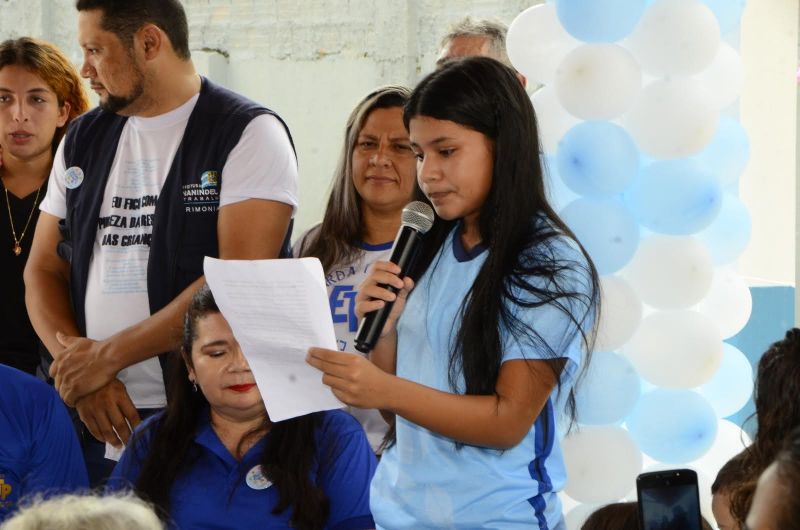 Inauguração da Nova Unidade de Educação, Emef Eduarda Teixeira Pereira - Bairro Centro