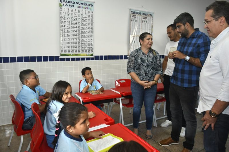 Reinauguração da Escola Municipal Saré no Distrito Industrial