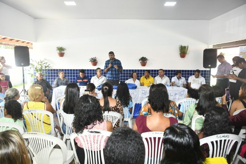 Reinauguração da Escola Municipal Saré no Distrito Industrial