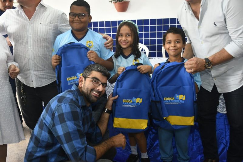 Reinauguração da Escola Municipal Saré no Distrito Industrial