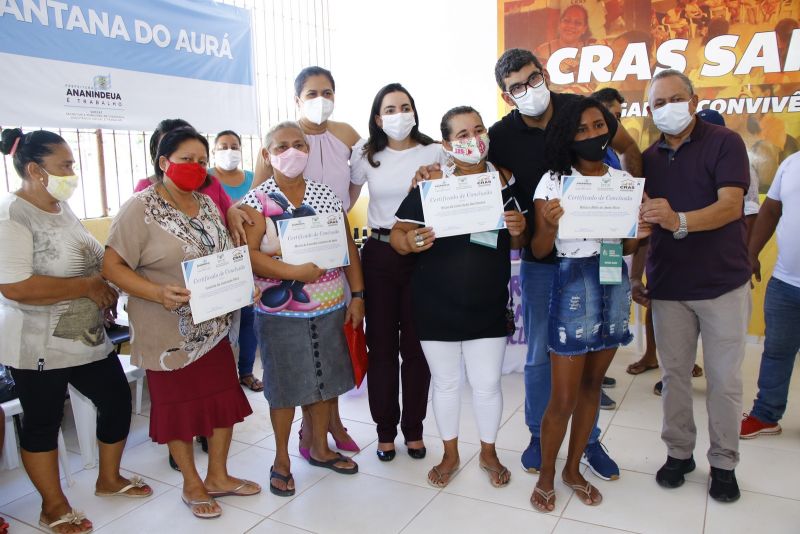 Entrega de cestas básicas de alimentos do Programa Ananin Solidário e visita na Comunidade Santana do Aurá