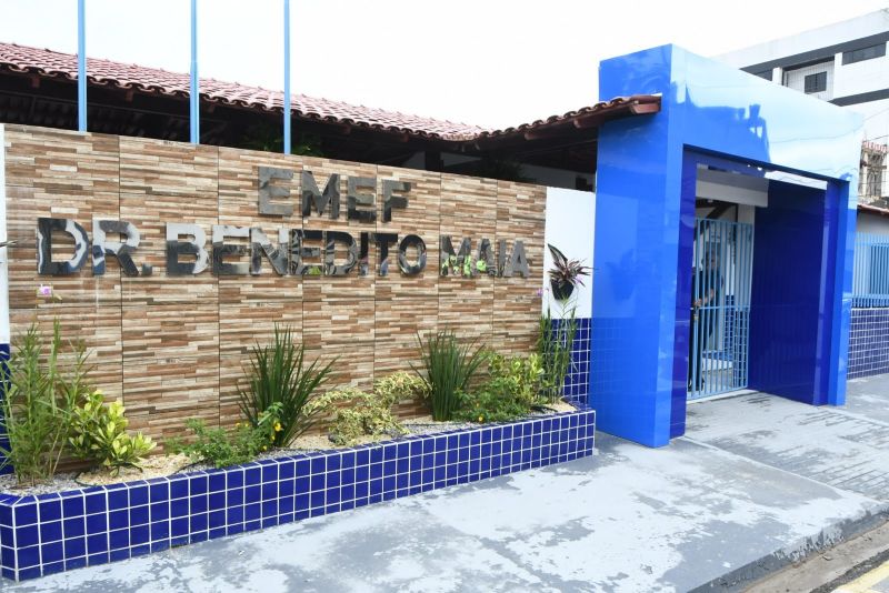 Inauguração da 44° Unidade de Educação Revitalizada Emef Benedito Maia – Conjunto Abelardo Condurú - Coqueiro