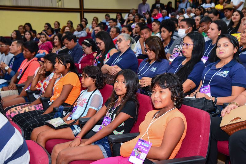 Abertura da Conferência Municipal dos Direitos da Criança e Adolescente no Auditório da Unama Br