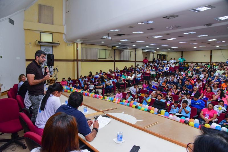 Abertura da Conferência Municipal dos Direitos da Criança e Adolescente no Auditório da Unama Br