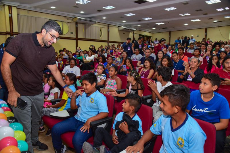 Abertura da Conferência Municipal dos Direitos da Criança e Adolescente no Auditório da Unama Br