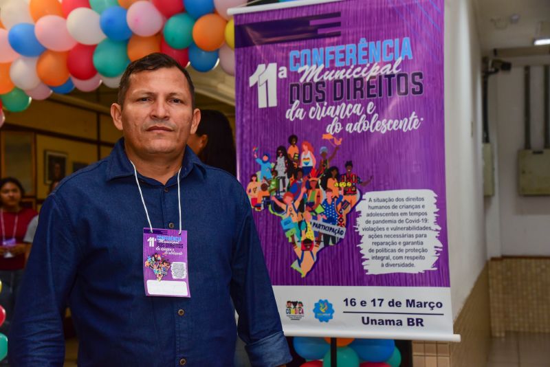 Abertura da Conferência Municipal dos Direitos da Criança e Adolescente no Auditório da Unama Br