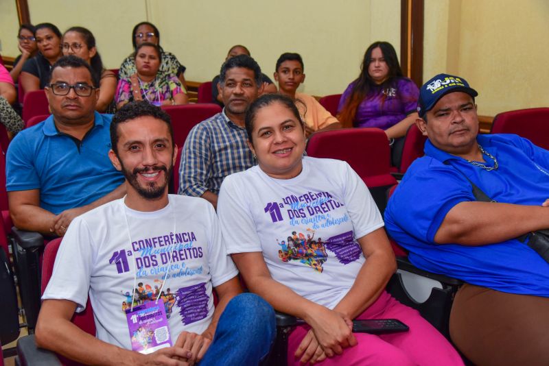 Abertura da Conferência Municipal dos Direitos da Criança e Adolescente no Auditório da Unama Br