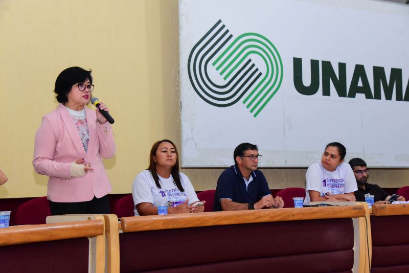 Abertura da Conferência Municipal dos Direitos da Criança e Adolescente no Auditório da Unama Br