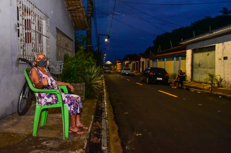 Entrega da rua Sol Nascente 1 Águas Brancas, Iluminação Pública de Led e Pavimentação Asfáltica