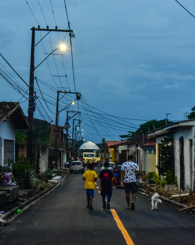 Entrega da rua Sol Nascente 1 Águas Brancas, Iluminação Pública de Led e Pavimentação Asfáltica