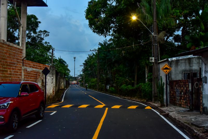 Inauguração da rua Águas Verdes com asfalto, Iluminação em Led E com sinalização horizontal e vertical na Cidade Nova Vlll