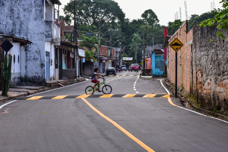 Inauguração da rua Águas Verdes com asfalto, Iluminação em Led E com sinalização horizontal e vertical na Cidade Nova Vlll