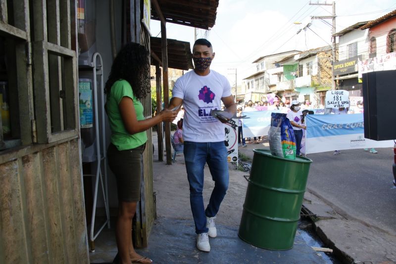 Caminhada do Agosto Lilás no Curuçambá