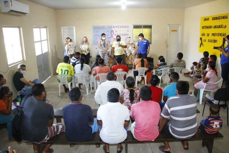 Entrega de cestas básica para os Índios Warao no CRAS Curuçambá