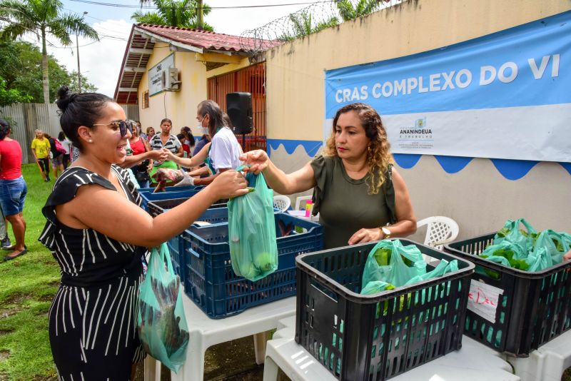 Doação de peixes nos CRAS de Ananindeua