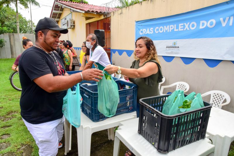 Doação de peixes nos CRAS de Ananindeua