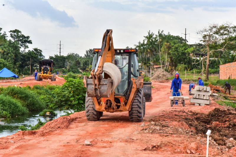 Visita as Obras em Andamento do Canal Maguariaçu