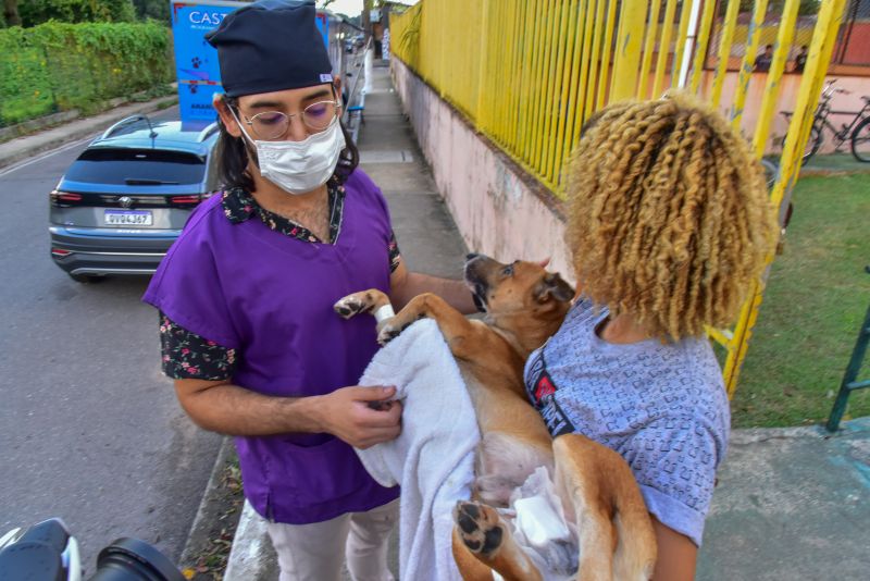 Castra Móvel na Escola Irmã Nair Bezerra da Trindade no bairro Guanabara