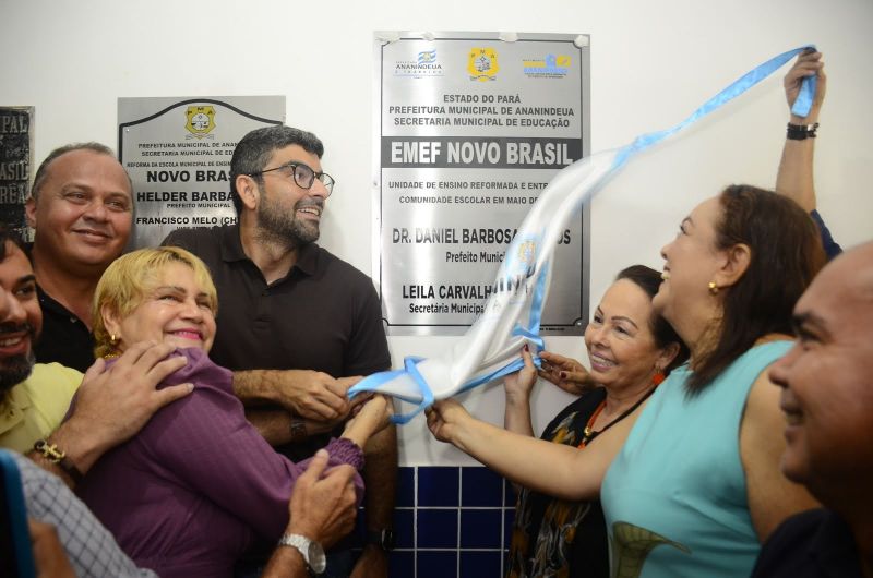 Inauguração da 47ª Unidade de Educação EMEF Novo Brasil Totalmente Revitalizada