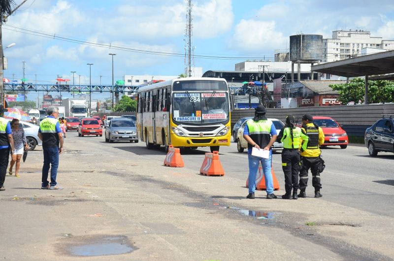 Ação de Fiscalização nos Ônibus em Conjunto com Semutran, Detran e Ministério Público