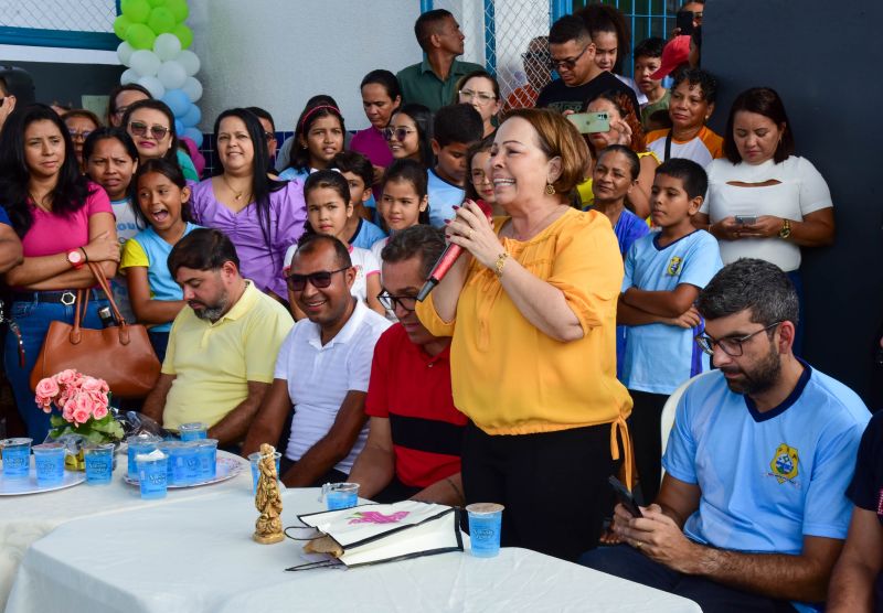 Inauguração da 48° Unidade de Educação EMEF Novo Tauari no Icuí Guajará