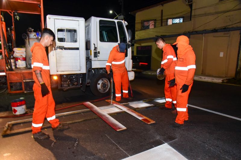 Sinalização na We 53 na Cidade Nova IV