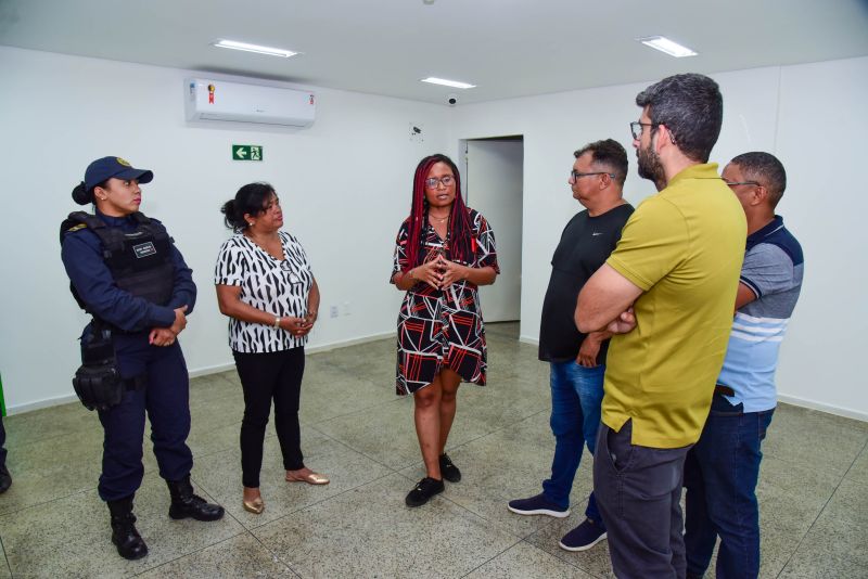 Visita tecnica da representante do Ministério da Mulher Tamires Sampaio, na Casa da Mulher Brasileira em Ananindeua