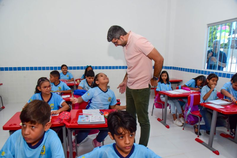 Inauguração da unidade de Educação EMEF Herminio Calvinho Filho na rodovia dos Trabalhadores na Cidade Nova