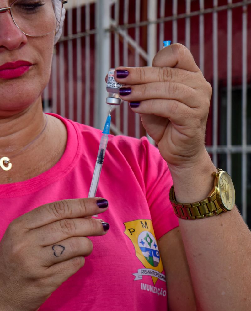 Ação Corujão da Saúde nos bairros no centro comunitário Saint Clair Passarinho no 40 Horas