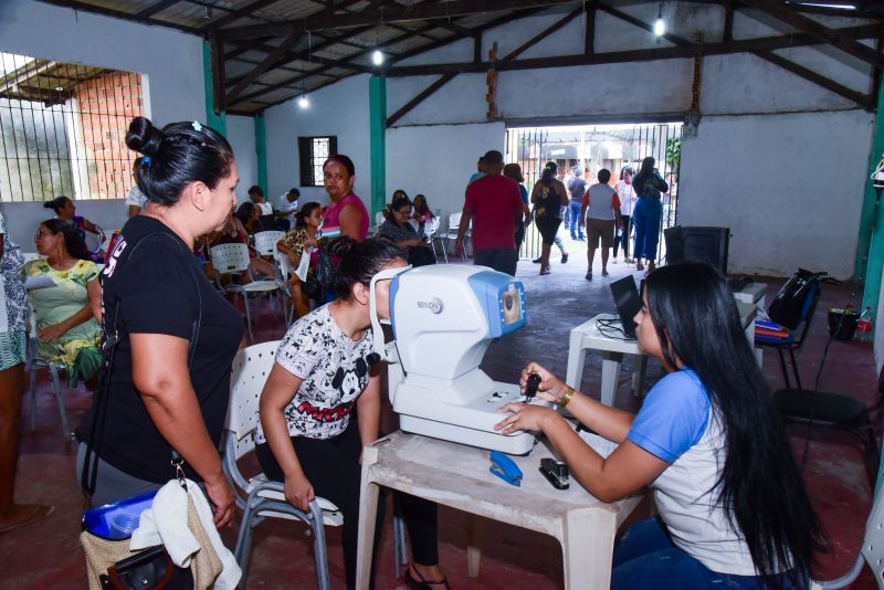 Ação Corujão da Saúde nos bairros no centro comunitário Saint Clair Passarinho no 40 Horas