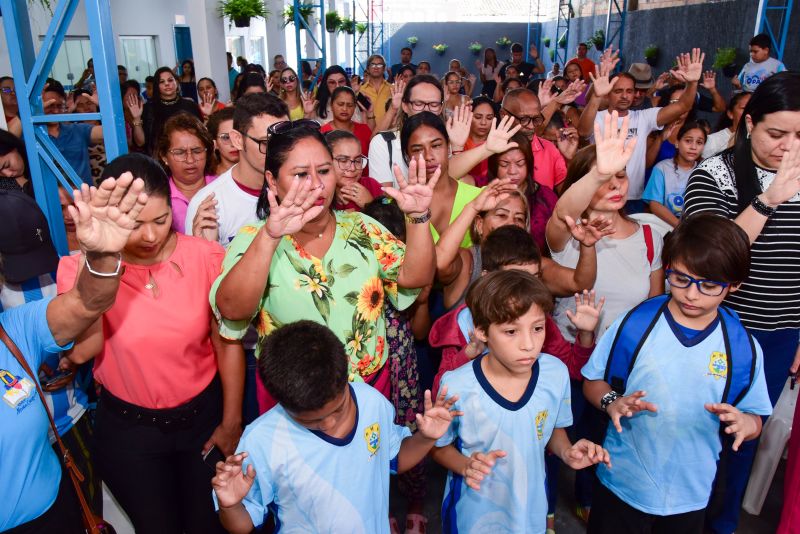 Inauguração da EMEF Maria Creuza Souza Na Av arterial 5a na Cidade Nova Vl