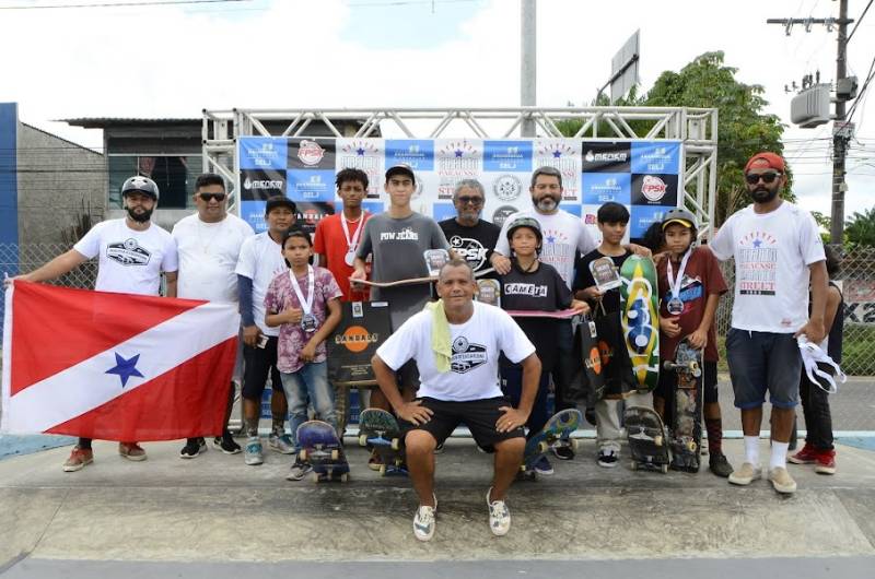 Mais de 100 atletas participaram da primeira etapa do Circuito Paraense de Skate 2023