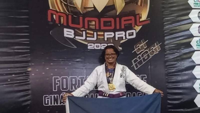 Atleta de Ananindeua é ouro no Campeonato Mundial de jiu-jítsu