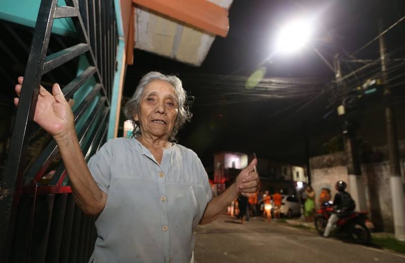 Enedina Ferreira, moradora do bairro da Guanabara.