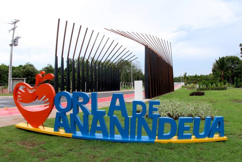 Entrada da Orla de Ananindeua.