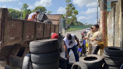 5 toneladas de pneus são recolhidos pela SEURB