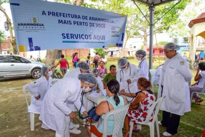 SESAU disponibiliza serviços em parceria com o “Prefeitura Em Movimento” no Curuçambá.