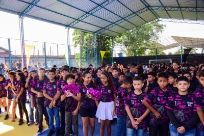 Quadra coberta: Abertura dos jogos estudantis da escola Cândida Santos Souza chega com novidades