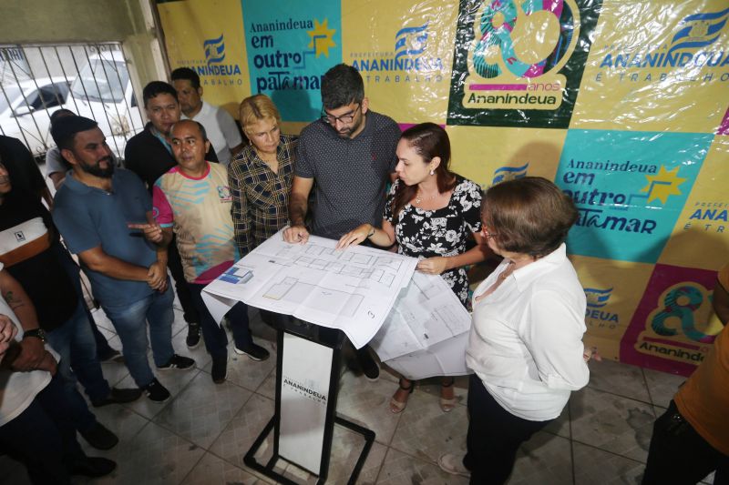 Assinatura de ordem de serviço da construção da Unidade de Saúde Heliolândia Urbano