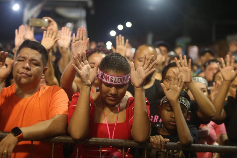 Show Gospel banda som e louvor aniversário de 80 anos de Ananindeua bairro Icui Guajará