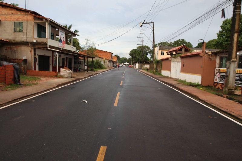 Inauguração de ruas Requalificadas e Pavimentadas no Novo Icuí, bairro Icuí Guajará