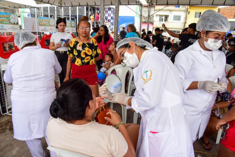 Programa Prefeitura em Movimento na feira do Francisquinho no bairro do Jaderlândia