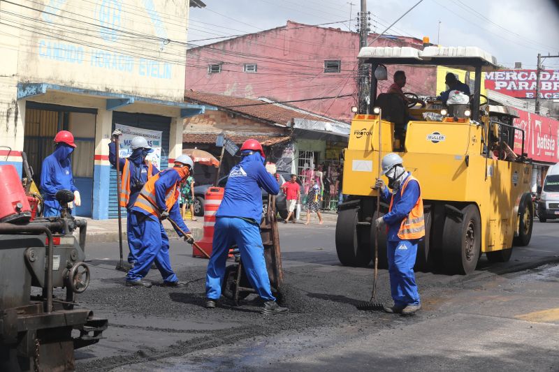 Pavimentação asfáltica da rua Providência na Cidade Nova VIII