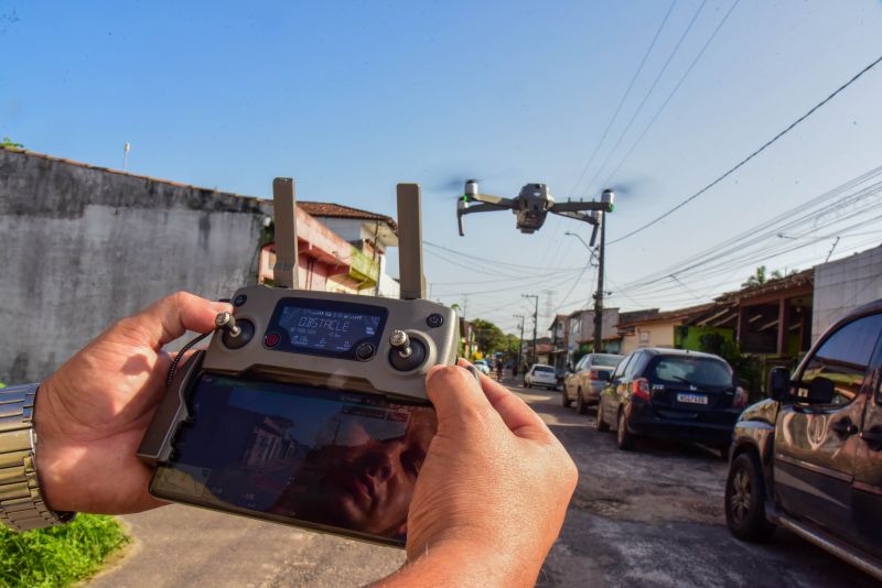 Voo inaugural para estudo de Regularização Fundiária na comunidade Getúlio Vargas no bairro Centro